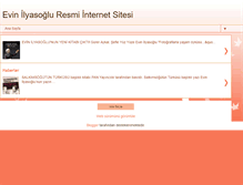 Tablet Screenshot of evinilyasoglu.com